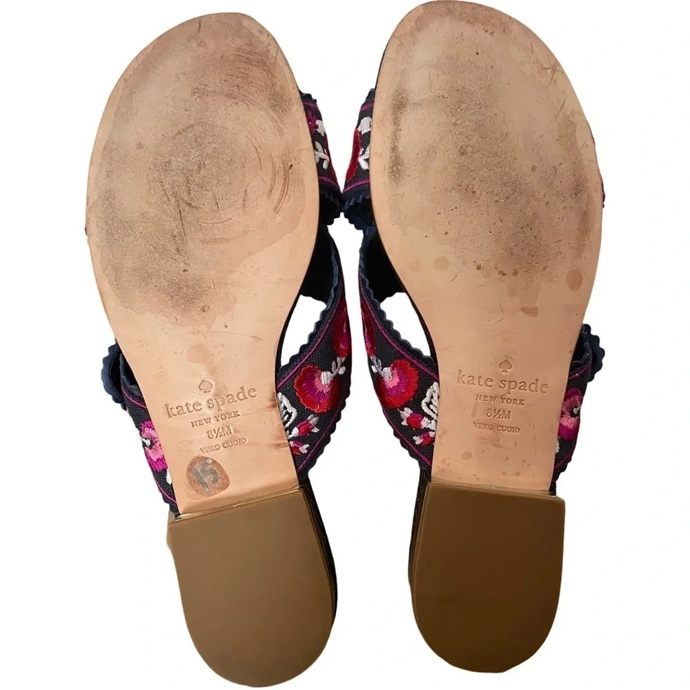 Kate Spade New York Faris Indigo Slides Size 8.5